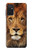 W2870 Lion King of Beasts Funda Carcasa Case y Caso Del Tirón Funda para Samsung Galaxy M52 5G