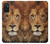 W2870 Lion King of Beasts Funda Carcasa Case y Caso Del Tirón Funda para Samsung Galaxy M52 5G