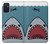 W3825 Cartoon Shark Sea Diving Funda Carcasa Case y Caso Del Tirón Funda para Samsung Galaxy M52 5G
