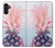 W3711 Pink Pineapple Funda Carcasa Case y Caso Del Tirón Funda para Samsung Galaxy A13 5G