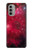 W3368 Zodiac Red Galaxy Funda Carcasa Case y Caso Del Tirón Funda para Motorola Moto G51 5G