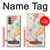 W3705 Pastel Floral Flower Funda Carcasa Case y Caso Del Tirón Funda para Motorola Moto G51 5G