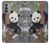 W3793 Cute Baby Panda Snow Painting Funda Carcasa Case y Caso Del Tirón Funda para Motorola Moto G51 5G