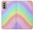 W3810 Pastel Unicorn Summer Wave Funda Carcasa Case y Caso Del Tirón Funda para Motorola Moto G51 5G