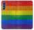 W2683 Rainbow LGBT Pride Flag Funda Carcasa Case y Caso Del Tirón Funda para Motorola Edge S30