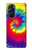 W2884 Tie Dye Swirl Color Funda Carcasa Case y Caso Del Tirón Funda para Motorola Edge X30