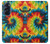 W3459 Tie Dye Funda Carcasa Case y Caso Del Tirón Funda para Motorola Edge X30