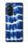 W3671 Blue Tie Dye Funda Carcasa Case y Caso Del Tirón Funda para Motorola Edge X30