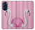 W3805 Flamingo Pink Pastel Funda Carcasa Case y Caso Del Tirón Funda para Motorola Edge X30