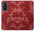 W3817 Red Floral Cherry blossom Pattern Funda Carcasa Case y Caso Del Tirón Funda para Motorola Edge X30