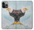 W3843 Bald Eagle On Ice Funda Carcasa Case y Caso Del Tirón Funda para iPhone 13 Pro