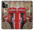 W3856 Vintage London British Funda Carcasa Case y Caso Del Tirón Funda para iPhone 13 Pro