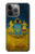 W3858 Ukraine Vintage Flag Funda Carcasa Case y Caso Del Tirón Funda para iPhone 13 Pro