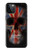 W3848 United Kingdom Flag Skull Funda Carcasa Case y Caso Del Tirón Funda para iPhone 12, iPhone 12 Pro