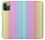 W3849 Colorful Vertical Colors Funda Carcasa Case y Caso Del Tirón Funda para iPhone 12, iPhone 12 Pro