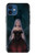 W3847 Lilith Devil Bride Gothic Girl Skull Grim Reaper Funda Carcasa Case y Caso Del Tirón Funda para iPhone 12 mini