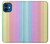 W3849 Colorful Vertical Colors Funda Carcasa Case y Caso Del Tirón Funda para iPhone 12 mini