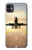 W3837 Airplane Take off Sunrise Funda Carcasa Case y Caso Del Tirón Funda para iPhone 11