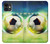 W3844 Glowing Football Soccer Ball Funda Carcasa Case y Caso Del Tirón Funda para iPhone 11