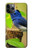 W3839 Bluebird of Happiness Blue Bird Funda Carcasa Case y Caso Del Tirón Funda para iPhone 11 Pro Max