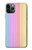 W3849 Colorful Vertical Colors Funda Carcasa Case y Caso Del Tirón Funda para iPhone 11 Pro Max