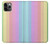 W3849 Colorful Vertical Colors Funda Carcasa Case y Caso Del Tirón Funda para iPhone 11 Pro Max