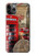 W3856 Vintage London British Funda Carcasa Case y Caso Del Tirón Funda para iPhone 11 Pro Max