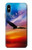 W3841 Bald Eagle Flying Colorful Sky Funda Carcasa Case y Caso Del Tirón Funda para iPhone X, iPhone XS