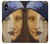W3853 Mona Lisa Gustav Klimt Vermeer Funda Carcasa Case y Caso Del Tirón Funda para iPhone X, iPhone XS