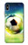 W3844 Glowing Football Soccer Ball Funda Carcasa Case y Caso Del Tirón Funda para iPhone XS Max