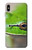 W3845 Green frog Funda Carcasa Case y Caso Del Tirón Funda para iPhone XS Max