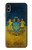 W3858 Ukraine Vintage Flag Funda Carcasa Case y Caso Del Tirón Funda para iPhone XS Max