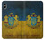 W3858 Ukraine Vintage Flag Funda Carcasa Case y Caso Del Tirón Funda para iPhone XS Max