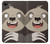 W3855 Sloth Face Cartoon Funda Carcasa Case y Caso Del Tirón Funda para iPhone 7, iPhone 8, iPhone SE (2020) (2022)