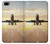W3837 Airplane Take off Sunrise Funda Carcasa Case y Caso Del Tirón Funda para iPhone 5 5S SE