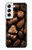 W3840 Dark Chocolate Milk Chocolate Lovers Funda Carcasa Case y Caso Del Tirón Funda para Samsung Galaxy S22