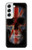 W3848 United Kingdom Flag Skull Funda Carcasa Case y Caso Del Tirón Funda para Samsung Galaxy S22