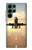 W3837 Airplane Take off Sunrise Funda Carcasa Case y Caso Del Tirón Funda para Samsung Galaxy S22 Ultra