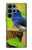 W3839 Bluebird of Happiness Blue Bird Funda Carcasa Case y Caso Del Tirón Funda para Samsung Galaxy S22 Ultra