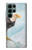 W3843 Bald Eagle On Ice Funda Carcasa Case y Caso Del Tirón Funda para Samsung Galaxy S22 Ultra