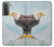 W3843 Bald Eagle On Ice Funda Carcasa Case y Caso Del Tirón Funda para Samsung Galaxy S21 5G