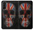 W3848 United Kingdom Flag Skull Funda Carcasa Case y Caso Del Tirón Funda para Samsung Galaxy S21 Plus 5G, Galaxy S21+ 5G