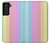 W3849 Colorful Vertical Colors Funda Carcasa Case y Caso Del Tirón Funda para Samsung Galaxy S21 FE 5G