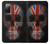 W3848 United Kingdom Flag Skull Funda Carcasa Case y Caso Del Tirón Funda para Samsung Galaxy S20 FE