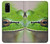 W3845 Green frog Funda Carcasa Case y Caso Del Tirón Funda para Samsung Galaxy S20