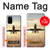 W3837 Airplane Take off Sunrise Funda Carcasa Case y Caso Del Tirón Funda para Samsung Galaxy S20 Plus, Galaxy S20+