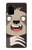 W3855 Sloth Face Cartoon Funda Carcasa Case y Caso Del Tirón Funda para Samsung Galaxy S20 Plus, Galaxy S20+