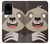 W3855 Sloth Face Cartoon Funda Carcasa Case y Caso Del Tirón Funda para Samsung Galaxy S20 Ultra