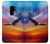 W3841 Bald Eagle Flying Colorful Sky Funda Carcasa Case y Caso Del Tirón Funda para Samsung Galaxy S9 Plus