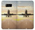 W3837 Airplane Take off Sunrise Funda Carcasa Case y Caso Del Tirón Funda para Samsung Galaxy S8